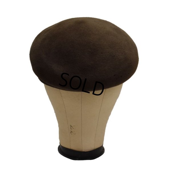 画像6: イタリー製【ビンテージ】【Macy's New York】【ブラウン】【ベレー帽】【7 1/8】【５7.５ｃｍ程度】 