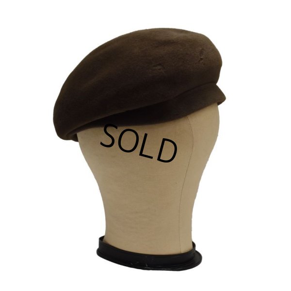 画像4: イタリー製【ビンテージ】【Macy's New York】【ブラウン】【ベレー帽】【7 1/8】【５7.５ｃｍ程度】 