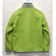 画像4: 【パタゴニア】patagonia【黄緑ｘ紺】【シンチラフリース】【プルオーバー 】【Kid's XL】【レディースＳ程度】<br> (4)