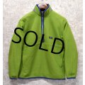 【パタゴニア】patagonia【黄緑ｘ紺】【シンチラフリース】【プルオーバー 】【Kid's XL】【レディースＳ程度】 