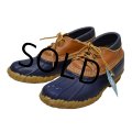 【USA製】【L.L.bean】【ネイビー】ラバーモカシン【ビーンブーツ】【サイズ 7LM】【２４cm程度】 