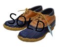 【USA製】【L.L.bean】【ネイビー】ラバーモカシン【ビーンブーツ】【サイズ 7LM】【２４cm程度】 