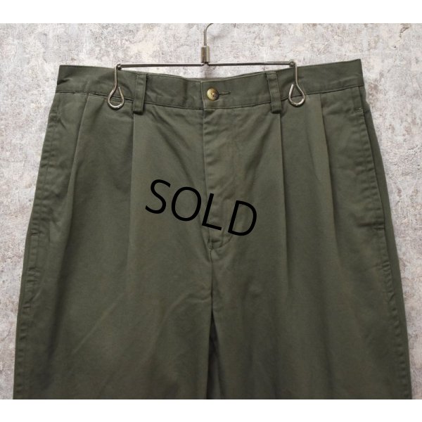 画像5: 【nautica】【ノーティカ】【ライトグリーン】【2タックコットンパンツ】【2タックコットンスラックス】【32X32】