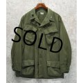  60's【ビンテージ】【米軍実物】U.S.ARMY【リップストップ】【ジャングルファティーグシャツ】【ファティーグジャケット】【M-long】 