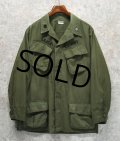  60's【ビンテージ】【米軍実物】U.S.ARMY【リップストップ】【ジャングルファティーグシャツ】【ファティーグジャケット】【M-long】 