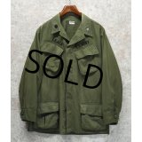  60's【ビンテージ】【米軍実物】U.S.ARMY【リップストップ】【ジャングルファティーグシャツ】【ファティーグジャケット】【M-long】 