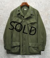  60's【ビンテージ】【米軍実物】U.S.ARMY【リップストップ】【ジャングルファティーグシャツ】【ファティーグジャケット】【M-long】 