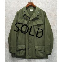  60's【ビンテージ】【米軍実物】U.S.ARMY【リップストップ】【ジャングルファティーグシャツ】【ファティーグジャケット】【M-long】 