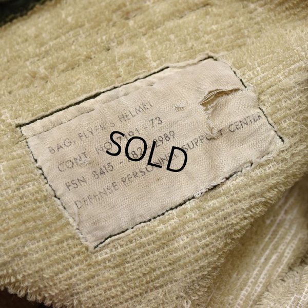 画像7:  70's【ビンテージ】【米軍実物】【USAF】裏パイル地【ヘルメットバッグ】