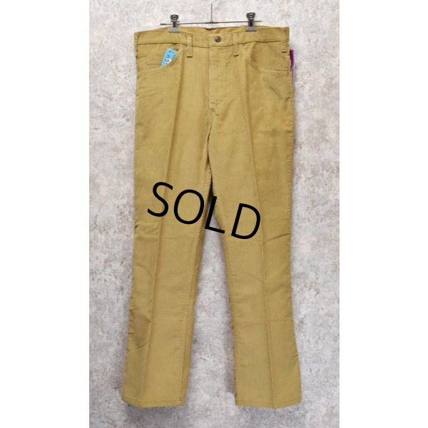 画像3: 80's【デッドストック】ビンテージ【USA製】【Bayly】【ベイリー】【ライトブラウン】ブーツカット【コーデュロイパンツ】フレアパンツ【34X30】 