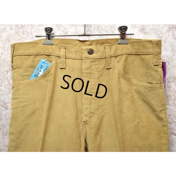 画像5: 80's【デッドストック】ビンテージ【USA製】【Bayly】【ベイリー】【ライトブラウン】ブーツカット【コーデュロイパンツ】フレアパンツ【34X30】 
