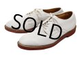 USA製【ビンテージ】Brooks Brothers【ブルックスブラザーズ】【ホワイトバックス】バックスシューズ【9 1/2D】【27.5cm程度】 