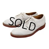USA製【ビンテージ】Brooks Brothers【ブルックスブラザーズ】【ホワイトバックス】バックスシューズ【9 1/2D】【27.5cm程度】 