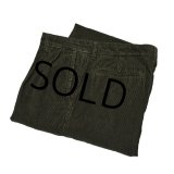 【ビンテージ】LL.bean【LLビーン】【２タック】【コーデュロイパンツ】モスグリーン【３４×３２】 