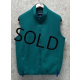 【USA製】【patagonia】【パタゴニア】エメラルドグリーン【シンチラフリースベスト】【フリースベスト】【サイズＭ】 