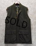 【イングランド製】【バブアー】【Barbour】【Westmoreland】A220【オイルドベスト】カーキ【サイズM】 