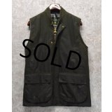 【イングランド製】【バブアー】【Barbour】【Westmoreland】A220【オイルドベスト】カーキ【サイズM】 