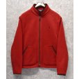 画像1: 【RALPH LAUREN】【ラルフローレン】【赤】【レザートリム】【フリースジャケット】【サイズＬ】 <br> (1)