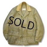 70's【ビンテージ】L.L.Bean【ＬＬビーン】【筆記体】【ベージュ】【ハンティングジャケット】【サイズ４０】 