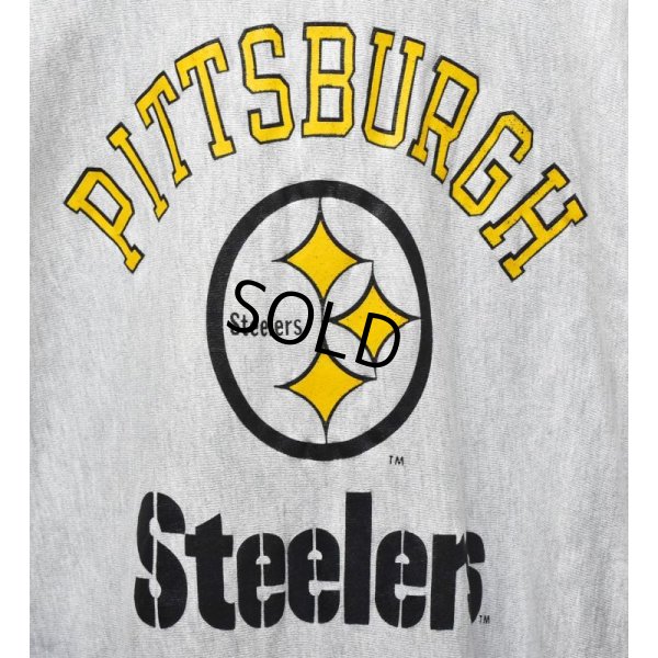 画像3: 【USA製】ビンテージ【チャンピオン】【リバースウィーブ】【グレー】【Pittsburgh steelers】【スウェット】【サイズＬ】 