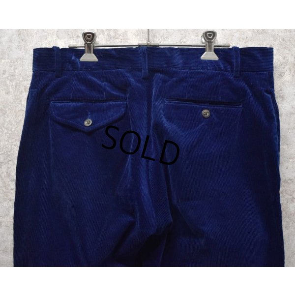 画像5: 【POLO RALPH LAUREN】【ラルフローレン】【青】SUFFIELD PANT【コーデュロイパンツ】【コーデュロイスラックス】【34×30】