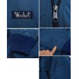 画像3: 80’s【USA製】ビンテージ【Woolrich】ウールリッチ【紺x緑】【フリース裏地】【ナイロンブルゾン】【レディースＬ】<br> (3)