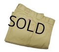 【USA製】【ビンテージ】【ディッキーズ】【Dickies】【ベージュ】【ワークパンツ】【32ｘ34】 