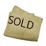 【USA製】【ビンテージ】【ディッキーズ】【Dickies】【ベージュ】【ワークパンツ】【32ｘ34】 