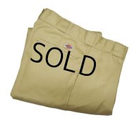 【USA製】【ビンテージ】【ディッキーズ】【Dickies】【ベージュ】【ワークパンツ】【32ｘ34】 