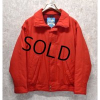 【USA製】ビンテージ【ウールリッチ】【Woolrich】【TETON】【赤】中綿入り【ゴアテックス】【チェック裏地】【ジップアップブルゾン】【サイズＭ】 