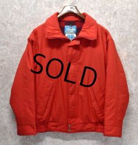 【USA製】ビンテージ【ウールリッチ】【Woolrich】【TETON】【赤】中綿入り【ゴアテックス】【チェック裏地】【ジップアップブルゾン】【サイズＭ】 