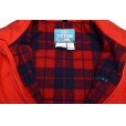 画像4: 【USA製】ビンテージ【ウールリッチ】【Woolrich】【TETON】【赤】中綿入り【ゴアテックス】【チェック裏地】【ジップアップブルゾン】【サイズＭ】<br> (4)