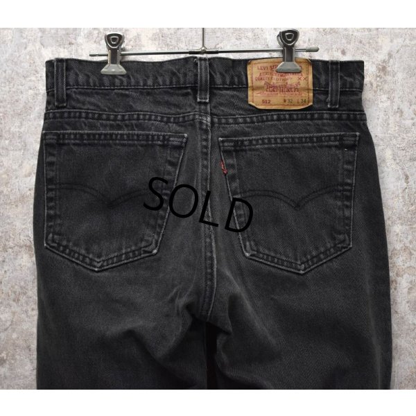 画像5: 【ビンテージ】【USA製】【LEVI'S】【リーバイス】512【512】【黒】【デニムパンツ】【32x34】
