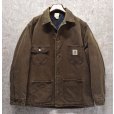 画像1: 【ビンテージ】【Carhartt】【カーハート】【ブラウン】【ブランケット裏地付き】【ダック地ジャケット】【サイズ L】<br> (1)