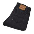 画像1: 【ビンテージ】【USA製】【LEVI'S】【リーバイス】５１２【512】【黒】【デニムパンツ】【32ｘ34】<br> (1)