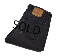 【ビンテージ】【USA製】【LEVI'S】【リーバイス】５１２【512】【黒】【デニムパンツ】【32ｘ34】 