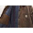 画像4: 【ビンテージ】【Carhartt】【カーハート】【ブラウン】【ブランケット裏地付き】【ダック地ジャケット】【サイズ L】<br> (4)