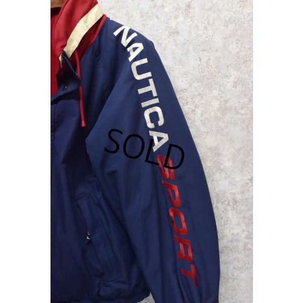 画像4: 【ビンテージ】【nautica】【オールドノーティカ】【紺×赤】リバーシブル【ブルゾン】【サイズL】