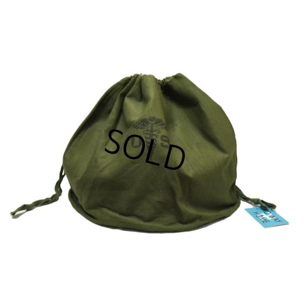 画像1: 【デッドストック】60's【ビンテージ】【米軍】【U.S.ARMY】【Patients effects BAG】【ペーシェントエフェクトバッグ】巾着 【ポーチ】 