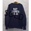 【USA製】ビンテージ【チャンピオン】【リバースウィーブ】【紺】【Mary Washington College】【スウェット】【サイズXＬ】 