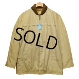70's【USA製】【ビンテージ】【WOOLENWEAR】【ベージュ】【ファラオコート】【サイズＬ】 