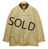 70's【USA製】【ビンテージ】【WOOLENWEAR】【ベージュ】【ファラオコート】【サイズＬ】 