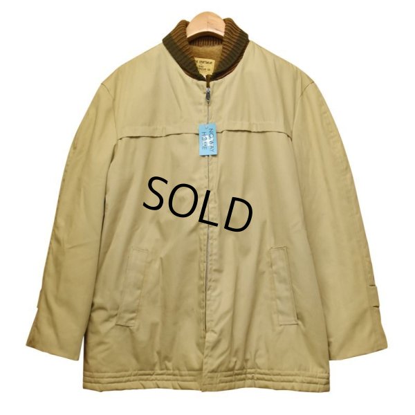 画像1: 70's【USA製】【ビンテージ】【WOOLENWEAR】【ベージュ】【ファラオコート】【サイズＬ】 