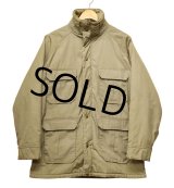 【80’s】ビンテージ【ウールリッチ】WOOLRICH【中綿入りジャケット】【ベージュ】【レディース】【サイズW-L】 