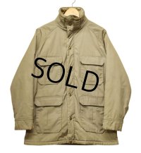 【80’s】ビンテージ【ウールリッチ】WOOLRICH【中綿入りジャケット】【ベージュ】【レディース】【サイズW-L】 