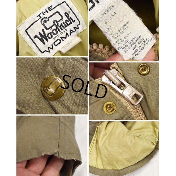 画像2: 【80’s】ビンテージ【ウールリッチ】WOOLRICH【中綿入りジャケット】【ベージュ】【レディース】【サイズW-L】 