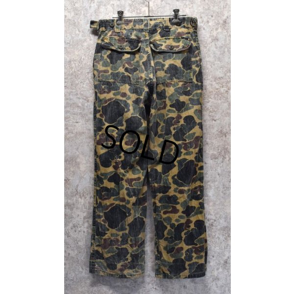 画像4: 80's【ビンテージ】【フロッグスキン】【迷彩】カモフラ【ベイカーパンツ】【W30程度】