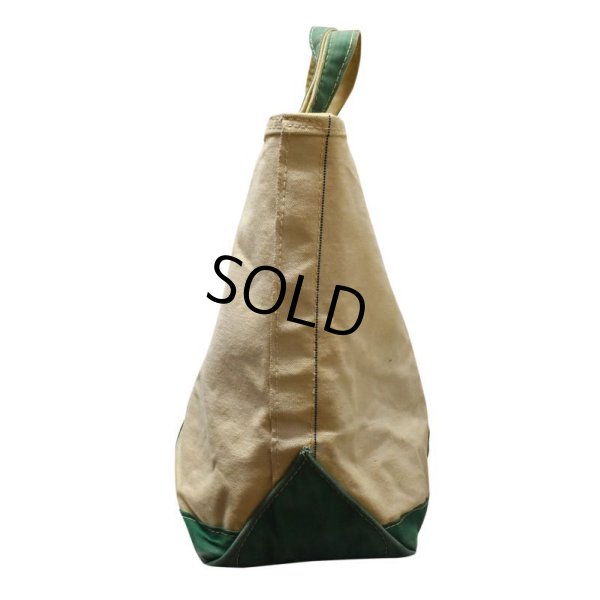 画像4: 【ビンテージ】【80’s】【L.L.bean】【エルエルビーン】白ｘ緑【キャンバス】【トートバッグ】【キャンパストート】 