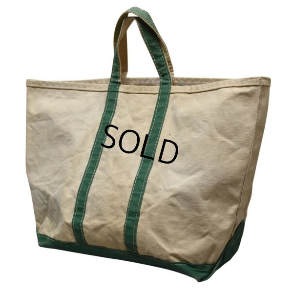 画像3: 【ビンテージ】【80’s】【L.L.bean】【エルエルビーン】白ｘ緑【キャンバス】【トートバッグ】【キャンパストート】 