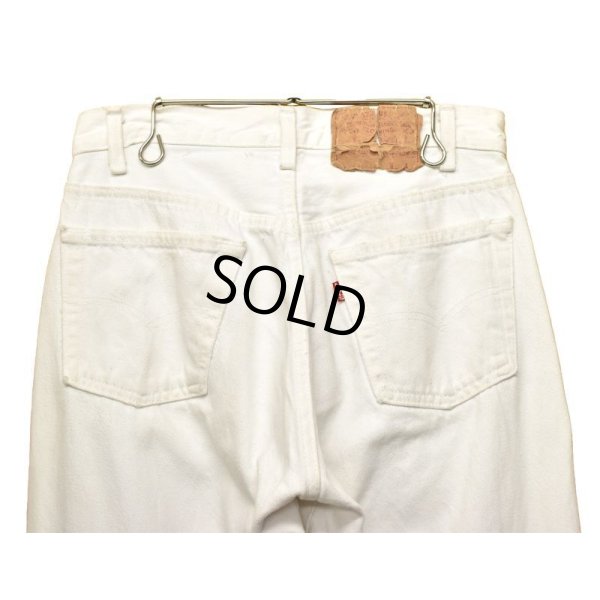 画像7: 【ビンテージ】【USA製】【LEVI'S】【リーバイス５０１】501【デニムパンツ】白【29x34】 